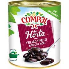 Feijão Preto Lata Grande