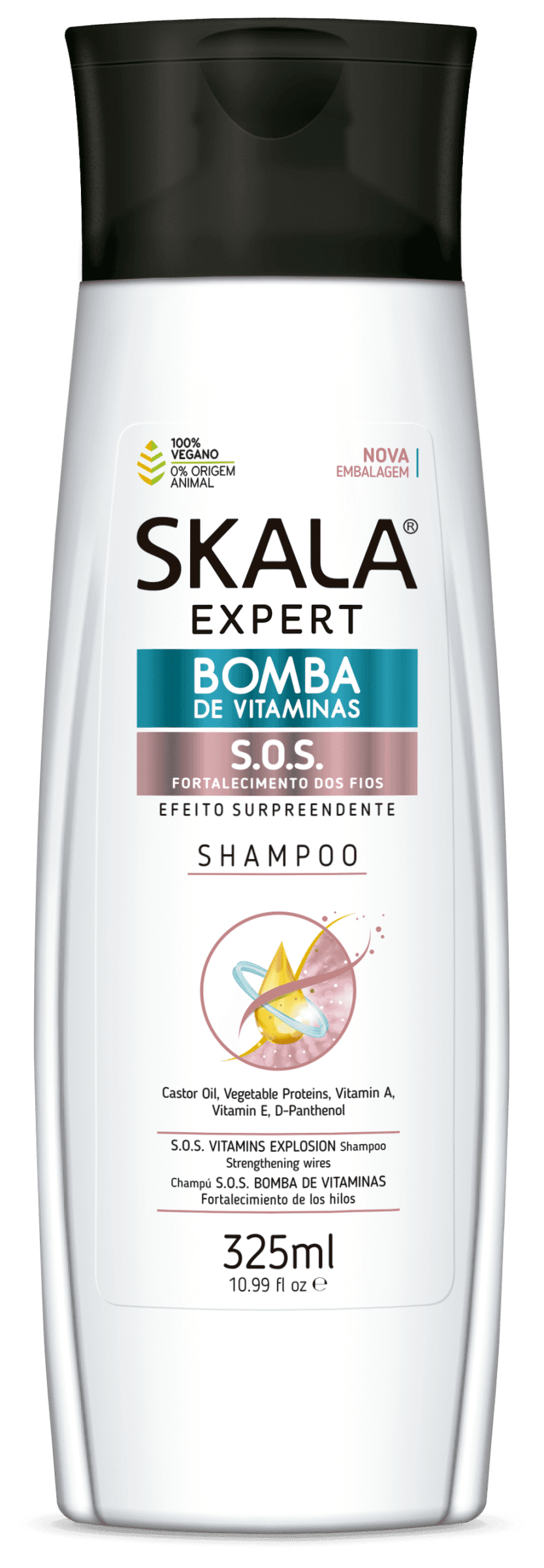 Skala Bomba Vitaminas S.O.S. Fortalecimento dos Fios