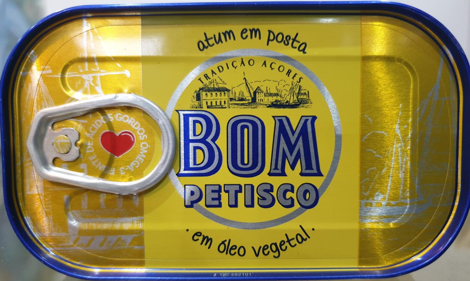 Atum em óleo vegetal Bom Petisco