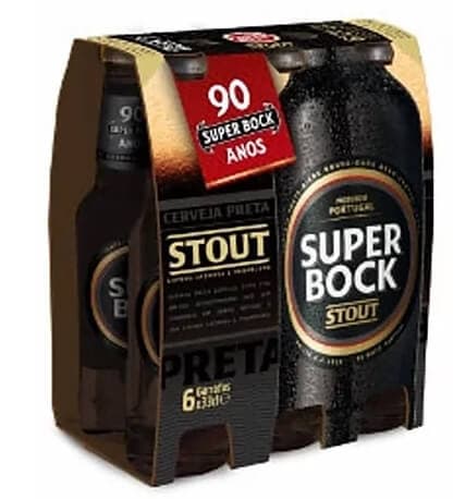 Cerveja Super Bock Stout Pack de 6
